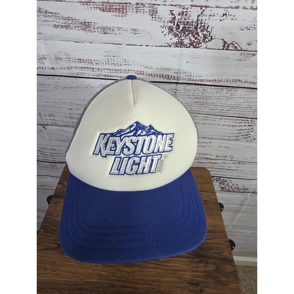 Keystone Light Beer Trucker Hat Snapback Mesh Cap Always Smooth Promo